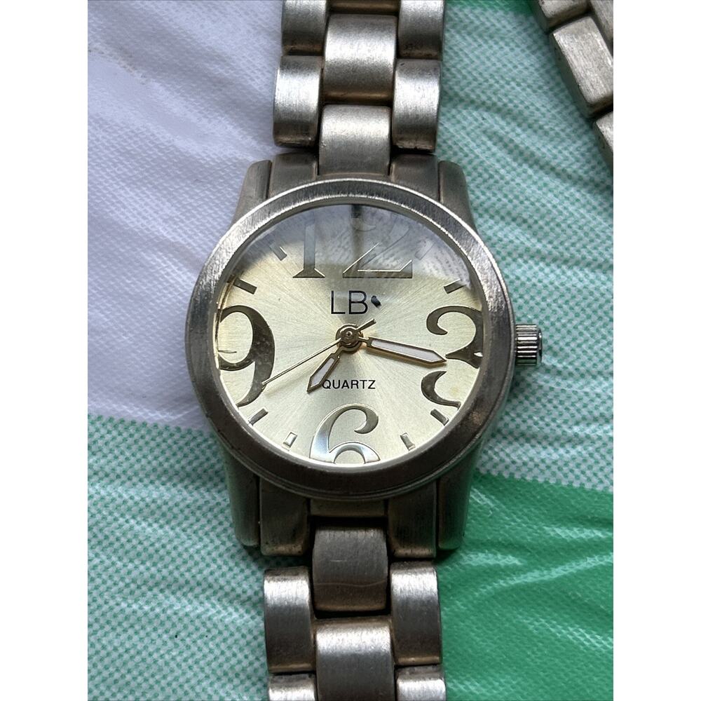 LB Goldish Tone Women’s Wrap Watch